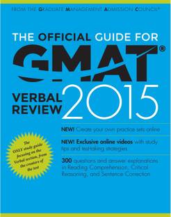 The Official Guide for GMAT Verbal Review 2015