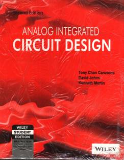 Analog Integrated Circuit Design Isv