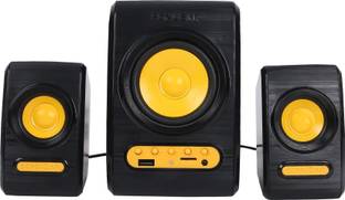 Sonic Gear Sonicgear Quatro V Xtreme Bass Speakers With Remote Control - B. Sunny Orange 5 W Laptop/Desktop Speaker