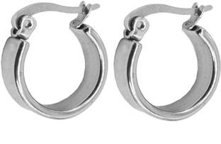 Sullery Stainless Steel Unique Small Hugging Metal Hoop Earring