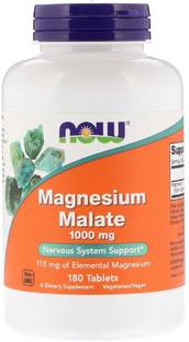 Now Foods Magnesium Malate, 1,000 mg, 180 Tablets