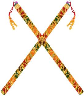 Tuski Pack of 1 Pair Dandia Sticks