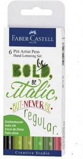 FABER-CASTELL 4 PITT ARTIST PENS HAND LETTERING SET sketch Nib Sketch Pens