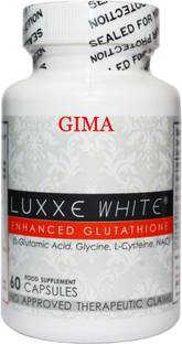 GIMA Luxxe White Enhanced Glutathione Skin Whitening Capsules (Made In USA)