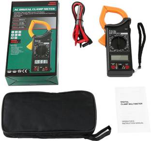 Divinext M266F Digital AC Clamp Meter M266F Digital Clamp Meter AC/DC Voltage + AC Current + Resistance + Frequency Tester + Temperature Measurement + Electrical Testing Meter AC/DC Voltage + AC Current + Resistance + Insulation Electrical Testing Meter Mastech M266F Digital Multimeter
