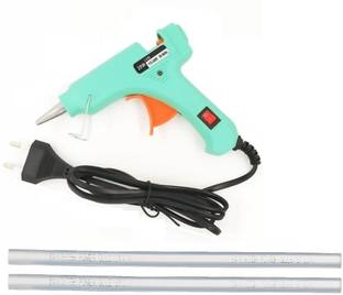 bandook 20W With 02 Glue Sticks Hot Melt Glue Gun Turqoise Color With Power Indicator For Art and Crafts , Diy , Kirigami , Paper , PCB , Plush Toys , Crafts , Wood , Box Standard Temperature Corded Glue Gun (07 mm) Standard Temperature Corded Glue Gun