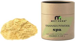 Metherb Pure Thanaka Tanaka Powder AntiAging Acne Whitening Skin Face Mask 0.5 fl.oz Cream
