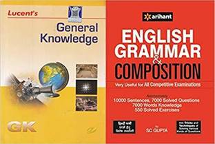 COMBO OF 2 BOOKS General Knowledge AND English Grammar & Composition Very Useful For All 2019 Competitive Examinations