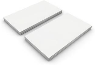 IMPRINT 100 White Card Paper Business Cards Blank for Home & Office use Can write on and are used for various purposes Business Card