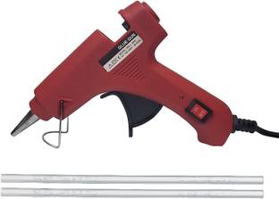 bandook 20W With 02 Glue Sticks Hot Melt Glue Gun Maroon Red Color With Power Indicator For Art and Crafts , Diy , Kirigami , Paper , PCB , Plush Toys , Crafts , Wood , Box Standard Temperature Corded Glue Gun (07 mm) Standard Temperature Corded Glue Gun