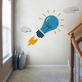 rawpockets 1 Wall Decals ' Office Wall Stickers : Start Up Innovative Idea ' Wall stickers (PVC Vinyl) Multicolour Self Adhesive Sticker