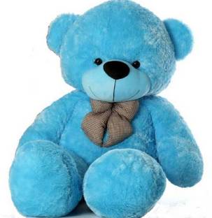 Kiddietown 4 Feet Sky Blue Teddy High quality Bear  - 121 cm