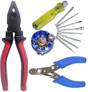 XRON X RON . COMBO OF PLIER , WIRE CUTTER , SCREW DRIVER KIT SET Standard Screwdriver Set