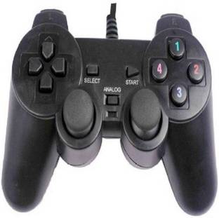 Inext USB Vibration Game Pad Remote Joystick Computer (Black, For PC)  Gamepad