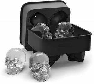 Iktu SkullIceMould-1pc Multicolor Silicone Ice Cube Tray