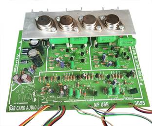ESP 3055 Transistor Power Amplifier Board, 200 Watt Rms Amplifier Board, Amplifier Kit, 3055 Transistor Amplifier Board Micro Controller Board Electronic Hobby Kit