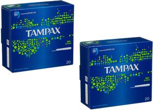 Tampax Super 20's Pack Of 2 Tampons