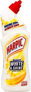 Harpic Bleach White & Shine Toilet Cleaner Citrus Fresh Citrus Gel Toilet Cleaner