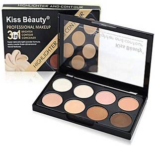 Kiss Beauty Highlighter and Countor Pallete Highlighter