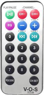 LipiWorld TFT-28 Home Theater System Remote Control Compatible for V-O-S VOS Remote Controller