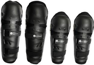 AutoPowerz Knee and Elbow Guard Knee Guard, Elbow Guard, Shin Guard XL Black