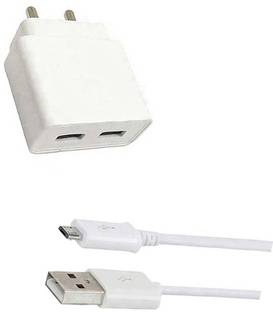 DAKRON Wall Charger Accessory Combo for Mobiistar X1 Dual