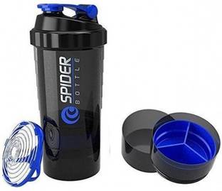spider Protein shaker bottle, 550 ml, Leak proof, storage container, bpa free 550 ml Shaker