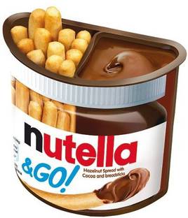nutella Go Hazelnut Spread & Malted Bread sticks Brittles