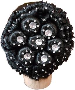 Gayatri Designer Hair Juda Bun (Black) Bun