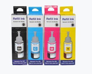 S P EPSON T6641, T6642, T6643, T6644 -BK, C, M,Y for Epson L100 / L110 / L130 / L200 / L210 / L220 / L300 / L310 / L350 / L355 / L360 / L365 / L455 / L550 / L555 / L565 / L1300 printers Multi Color Ink Tri-Color Ink Cartridge