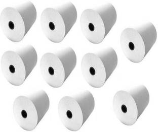 youtech 57X15 MTR THERMAL PAPER ROLLS PACK OF 10 ROLLS BX 57X15 65 gsm Thermal Paper