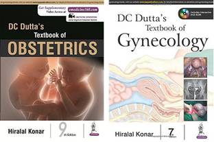 "DC Duttaâs TEXTBOOK OF OBSTETRICS BY HIRALAL KONAR 9TH EDITION" PLUS "Dc Dutta'S Textbook Of GYNECOLOGY With Dvd-Rom BY HIRALAL KONAR 7TH EDITION (JAYPEE BROTHER PUBLICATION) Thoroughly Revised And Updated.(GET SUPPLIMENTRY VIDEO ACCESS)