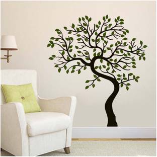 Kayra Decor Large Size Wishing Tree Wall Design Stencils For Wall Painting And Home Wall Decoration Suitable For Room Decor And Craft ( 60" x 51" Inch ) ( KHSNT403 ) KHSNT403 Wall Stencil Stencil
