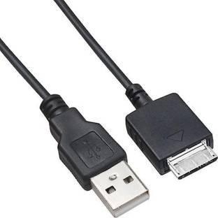 LANFULANG USB 2.0 Charger Data SYNC Cable Lead Cord For Sony Walkman NWZ-E583 NWZ-E584 MP3 Player - Lysee Data Cables Color: Black, Cable Length: 1m 