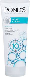 POND's Acne Clear AntiAcne Facial Foam , 100g Face Wash