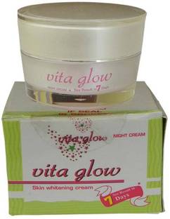 vita glow SKIN FAIRNESS & BRIGHTNESS NIGHT CREAM - ( 30 g ) TIBET