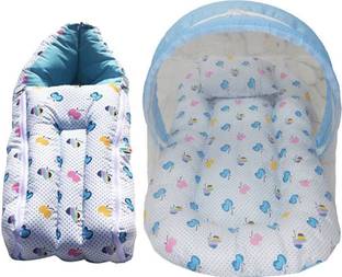 Dolphin52 COMBO OF BABY SLEEPING BED AND BABY SLEEPING BED WITH NET Sleeping Bag