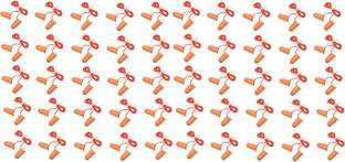 3M 1110 Corded Foam, Noise Reduction Ear Plugs (Pack Of 50), Orange Ear Plug