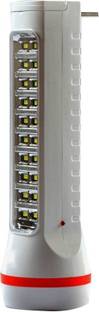 Care 4 LED 9110 flashlight torch with 14 led emergency light on the body (Black : Rechargeable) टॉर्च