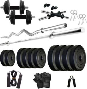 KRX 18 kg PVC COMBO42-WB-SL Home Gym Combo