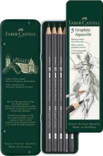 FABER-CASTELL Graphite Aquarelle Pencil Set - Pack of 5 Pencil