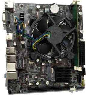 ZEBRONICS H61 Mboard + i5 3470 Processor + 4GB DDR3 Ram + CPU Fan LGA 1155Socket ATX Intel H61 Express  Chipset DDR3 Motherboard for Desktop