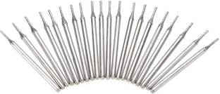 Digital Craft 20Pieces 1.0MM Diamond Coated Core Drill Hole Cutter Solid Bits Needle Gems Glass Tile 1mm For Making Clean And Accurate Hole On Glass