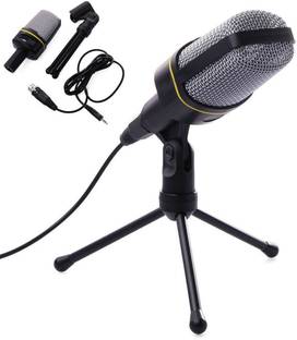 LipiWorld Studio Recording Microphone Mic & Tripod Stand for Laptop PC Skype(Multimedia Big Mic) Microphone