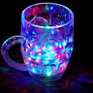 Kidzoo 250ml LED Flashing Lightning Magic-Mug For Gift & All Party Occasions Plastic Beer Mug