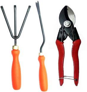 JetFire Gardening Hand Weeder, Cultivator & Heavy Cutter (Multicolor) Garden Tool Kit