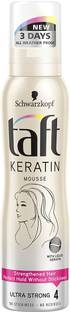 Schwarzkopf Taft All Weather Keratin Mousse Ultra Strong 150 ml Hair Mousse
