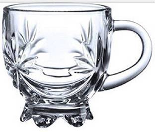 Biz International Pack of 6 Glass Flower Shaped Tea Mugs- 145ml Biz international is original creator of this product listing