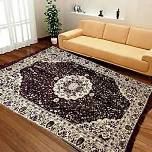 MR VIHAAN 4 ft  X 6 ft Cotton Carpet
