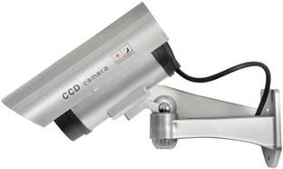 CPEX Realistic Look Dummy Security CCTV Fake Bullet Camera with LED Light Indication Security Camera